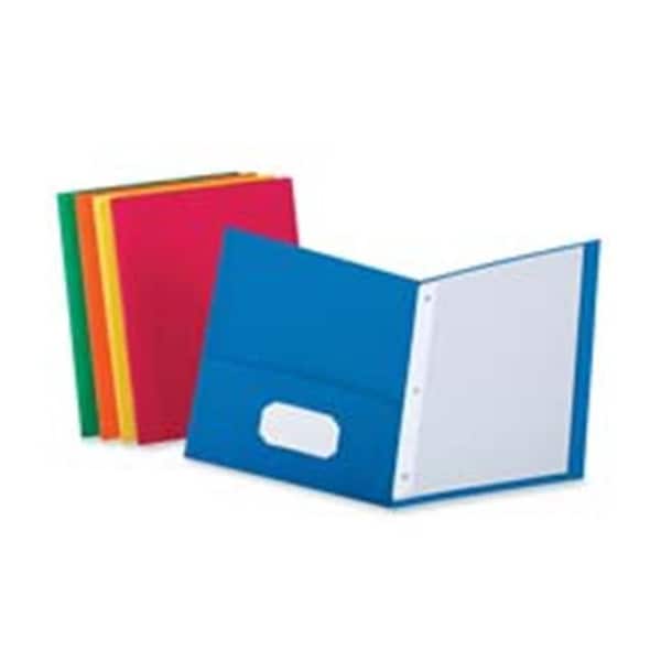Esselte Pendaflex Esselte Pendaflex Corporation ESS57713 Twin Pocket Portfolio- w-Fstnrs- 11in.x8-.50in.- Assorted ESS57713 - main